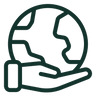 erde-hand-cup-verde-icon